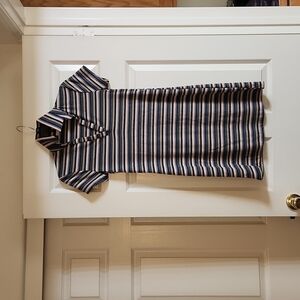 SO Stripe Short Sleeve Dress Size S